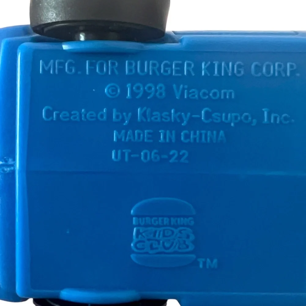 Burger King Kids Club Rugrats Angelica Toy Car Pre-owned 1998 Pull Back‎ Works
